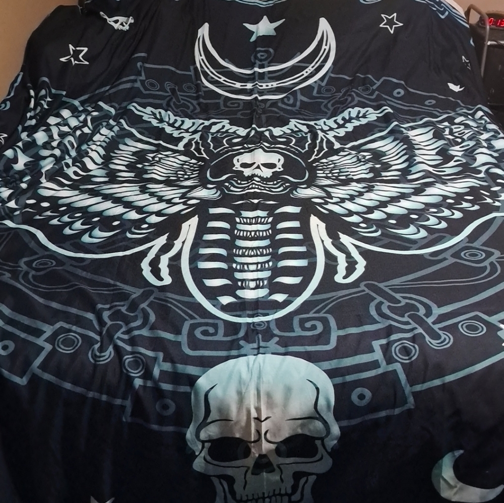 Moth Skull Duvet